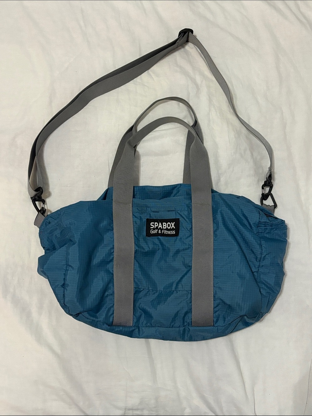 Practical Blue Gym Duffel